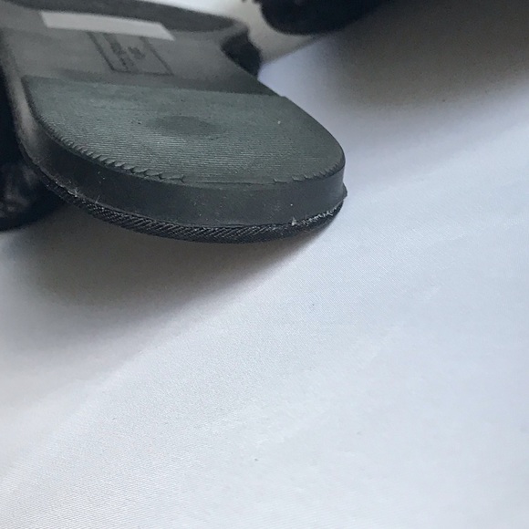 Rock & Candy by Zigi FANCY BLACK SEXY EMBELLISHED SEQUINS FLAT SLIPPERS Sz 8. - Picture 6 of 8